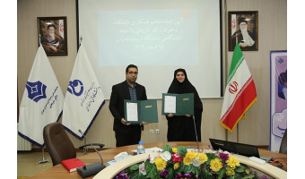 انتعقاد تفاهم نامه همکاری بین جهاددانشگاهی تربیت مدرس و دانشکده فنی و حرفه ای دختران شریعتی در محل اتاق شورای دانشکده برگزار شد.