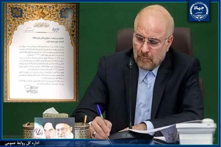 در پیامی انجام شد؛ قدردانی رئیس مجلس شورای اسلامی از میدان‌داری ایکنا در جنگ ترکیبی